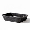 Black Marble Rectangular Serving Tray – Ideal for Food Presentation – Made of Durable Resin – 30 x 20 x 7cm