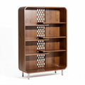 Wooden Bookshelf with Open Shelves – Suitable for Living Room or Office – Made of Engineered Wood – 80 x 30 x 120cm