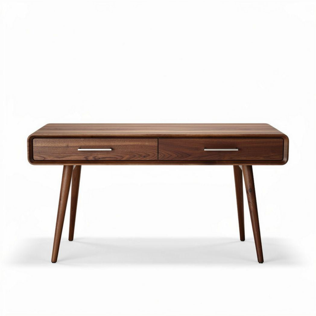 Wooden Writing Desk for Home Office Use, Made of Walnut, 120 x 60 x 75cm